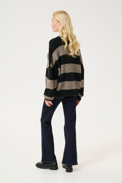 CHANDAIL TRICOT CULTURE "KIMMY" BLACK / FALCON