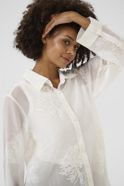CHEMISE CULTURE "ANLIZEL" WHITECAP