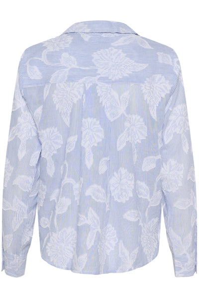 CHEMISE CULTURE "ZANDAY" BLUE & WHITE STRIPE