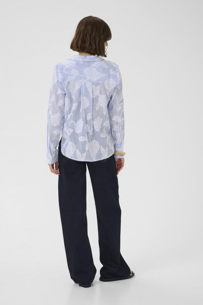 CHEMISE CULTURE "ZANDAY" BLUE & WHITE STRIPE