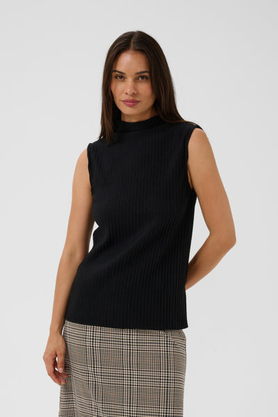 CAMISOLE CULTURE "KOBA" BLACK