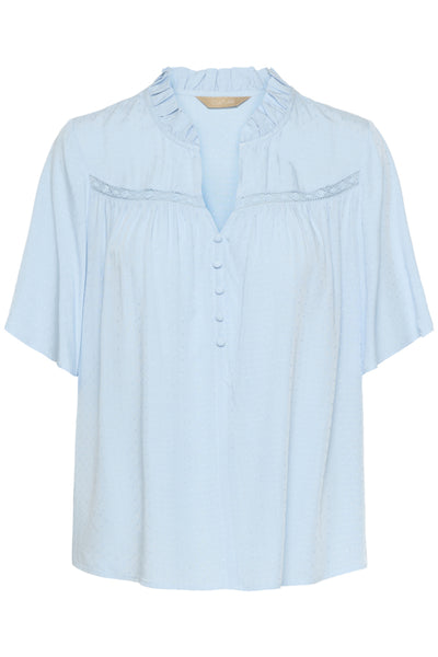 BLOUSE CULTURE "CODA" CASHMERE BLUE