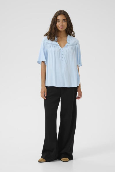 BLOUSE CULTURE "CODA" CASHMERE BLUE