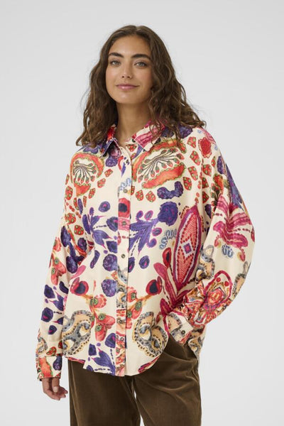 CHEMISE CULTURE "MANDY" BLUE/PINK