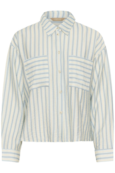 CHEMISE CULTURE "ANTOMINE" BLUE & WHITE STRIPE