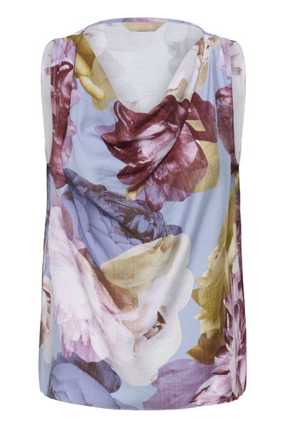 CAMISOLE CULTURE "MAGNA GREECE" BLUE & PINK & YELLOW