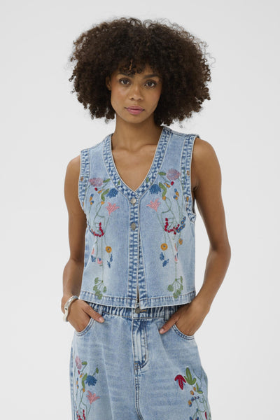 VESTE CULTURE "TIALA ANCIETA" LIGHT BLUE WASH