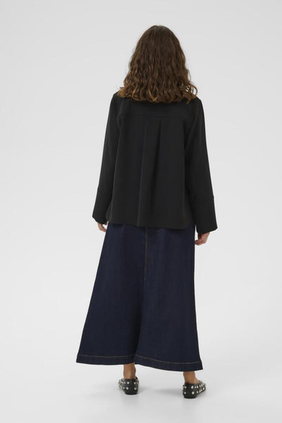 CHEMISE CULTURE "SLINKY" BLACK