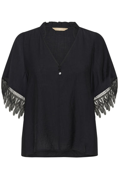 BLOUSE CULTURE "BRENNA" BLACK
