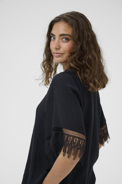 BLOUSE CULTURE "BRENNA" BLACK