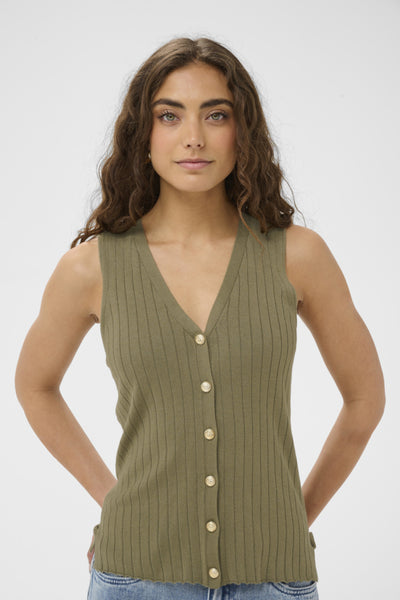 CAMISOLE CULTURE "SOPHI ANNEMETTE" DUSKY GREEN