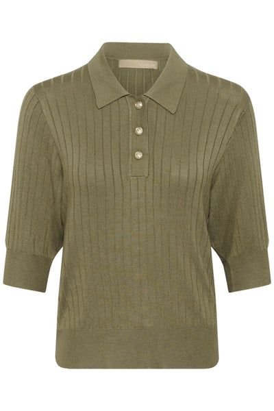 CHANDAIL CULTURE "SOPHI ANNEMETTE POLO" DUSKY GREEN