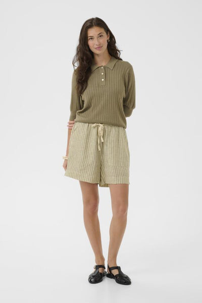 CHANDAIL CULTURE "SOPHI ANNEMETTE POLO" DUSKY GREEN
