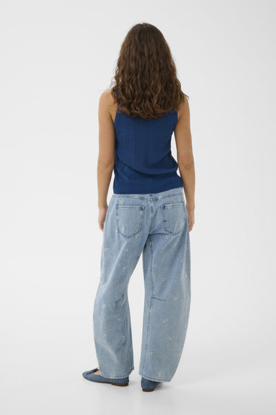 CAMISOLE CULTURE "AUGUSTINE" TRUE NAVY