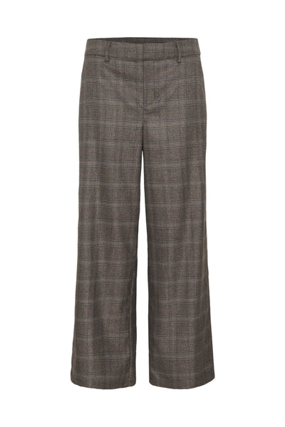 PANTALON CULTURE "TERNO" BROWN CHECK