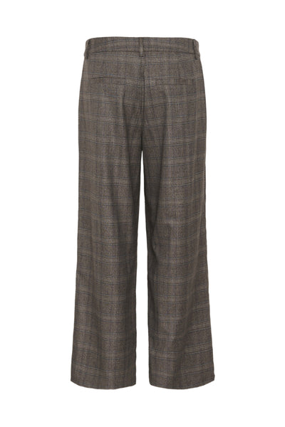 PANTALON CULTURE "TERNO" BROWN CHECK
