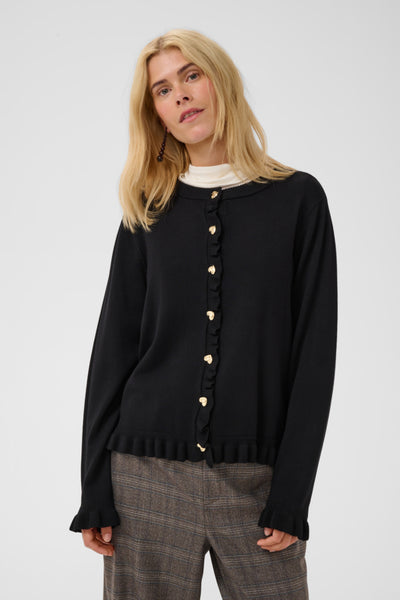 CARDIGAN CULTURE "CLARE ANNEMARIE" BLACK