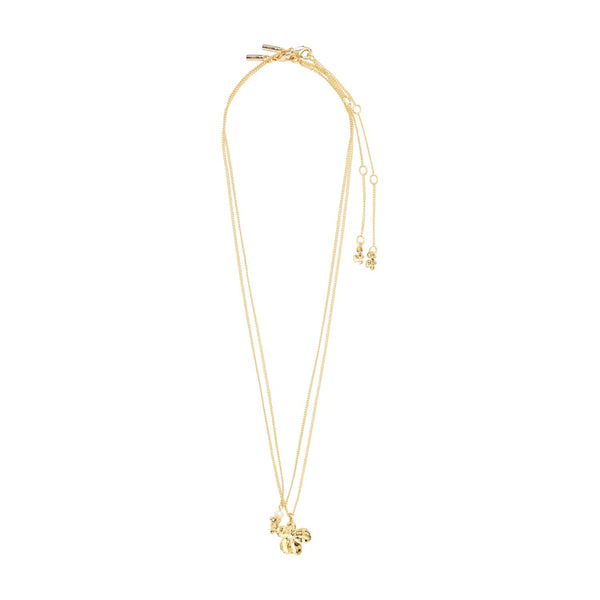 COLLIER PILGRIM 2 EN 1 "ZHURI" GOLD (652432001)