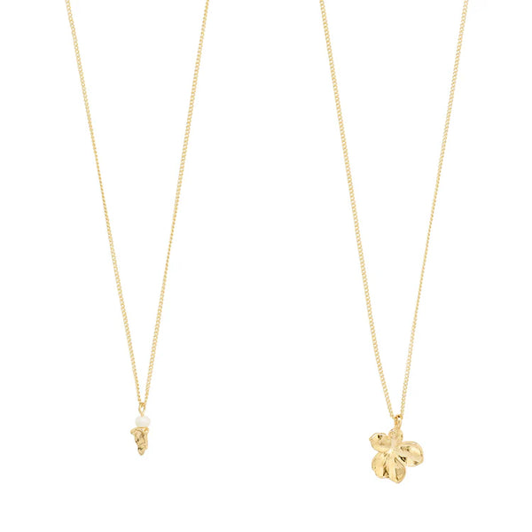 COLLIER PILGRIM 2 EN 1 "ZHURI" GOLD (652432001)