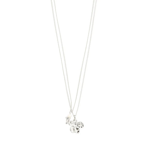 COLLIER PILGRIM 2 EN 1 "ZHURI" SILVER (652436001)