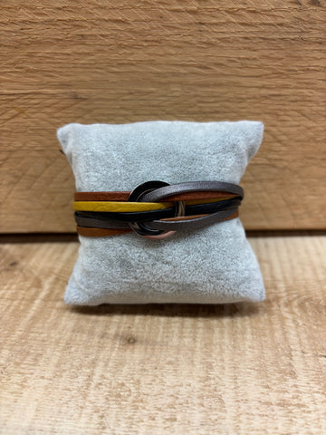 BRACELET CUIR CRÉART "LARA" ARTISAN