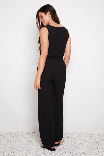 PANTALON UP! "WIDE LEG" BLACK (68899)