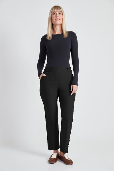 PANTALON UP! "BUTTONS" BLACK (69113)