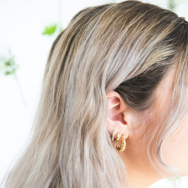 BOUCLES D'OREILLES SUNNY SUNDAY "CROISSANT"