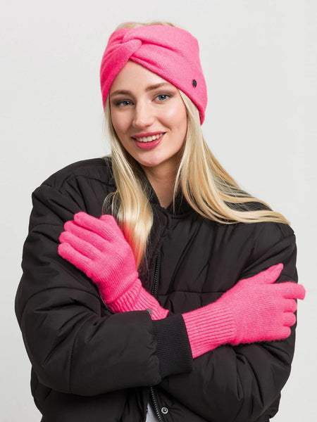 GANTS FRAAS "TRICOT ROSE NÉON" (667088)