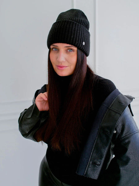 TUQUE FRAAS "TRICOT NOIR" (667063)
