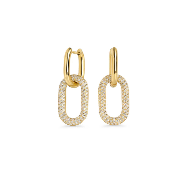 BOUCLES D'OREILLES MIA "CONSTANCE" DORÉ