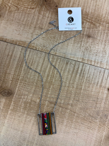 COLLIER INOX CRÉART "IMPRESSION" MULTI