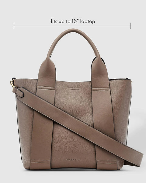 SAC À MAIN LOUENHIDE "WINDSOR" MOCHA