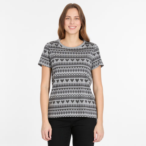 T-SHIRT RAGWEAR "ADORI PRINT" LIGHT GREY