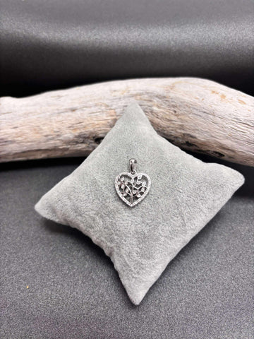 PENDENTIF ARGENT 925 "COEUR ARBRE"