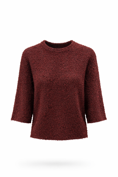 CHANDAIL TRAMONTANA "TRICOT BOUCLÉ" POMEGRANATE (C1821602)
