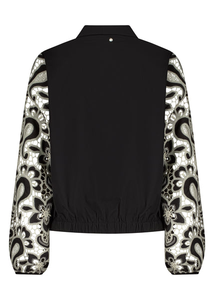 CHEMISE TRAMONTANA "BRODERIE" BLACK (C2417401)