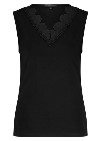 CAMISOLE TRAMONTANA "LACE" BLACK (C3317403)