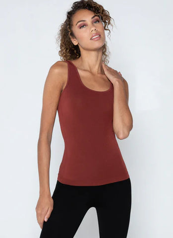 CAMISOLE COURTE C'EST MOI "BAMBOO" BRANDY