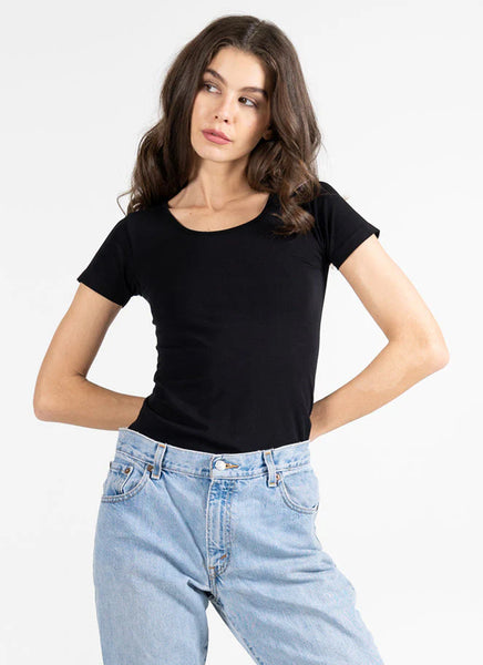 T-SHIRT C'EST MOI "BAMBOO" NOIR