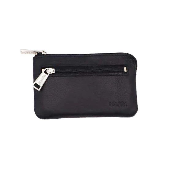 PORTE-MONNAIE NAPPA "BRENDA" NOIR