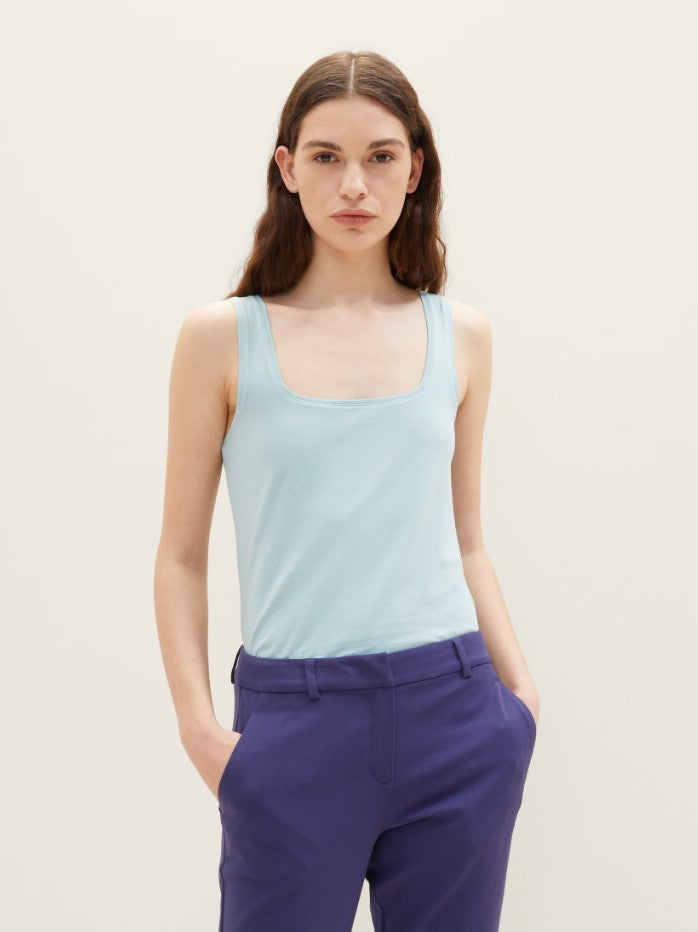 CAMISOLE TOM TAILOR "CAREE NECK" DUSTY MINT