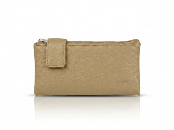 PORTEFEUILLE NAPPA "CHARLOTTE" CAMEL