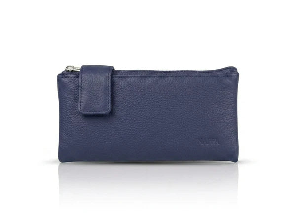 PORTEFEUILLE NAPPA "CHARLOTTE" PATRIOT BLUE
