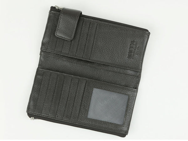 PORTEFEUILLE NAPPA "CHARLOTTE" BROWN