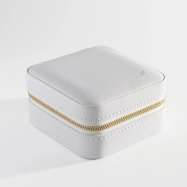 BOÎTE À BIJOUX MIA "CARRÉE" BLANC