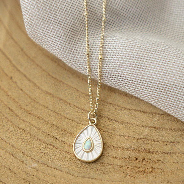 COLLIER GLEE "DEWDROP" GOLD