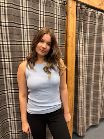 CAMISOLE B.YOUNG "PALVA" CASHMERE BLUE