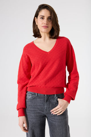 CHANDAIL GARCIA "TRICOT" TRUE RED (I50247)