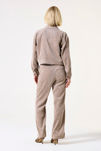 JACKET GARCIA "CORDUROY" TAUPE (I50294)